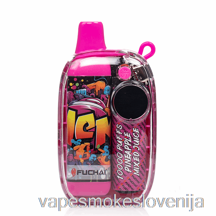 Vape Petrol Sigelei Fuchai 10000 Ananasov Mešani Sok Za Enkratno Uporabo